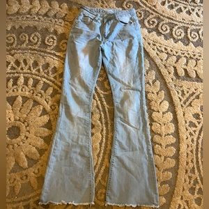 Red bottoms, size 5/6 inseam 30.5 inch, high, mid rise